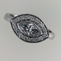 Marquise engagement ring 1