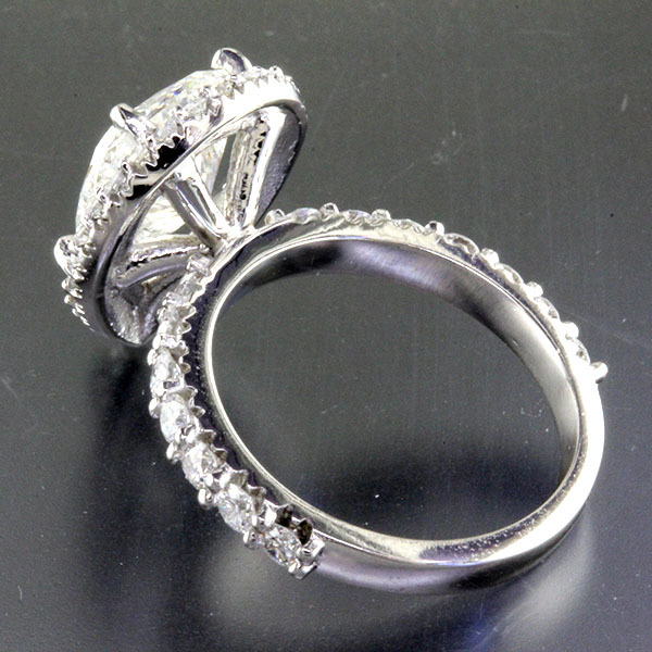 3 carat pear shaped diamond engagement ring 2