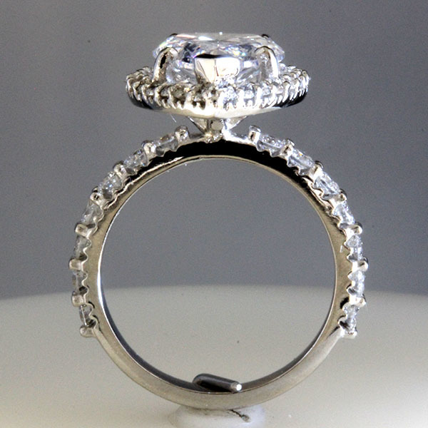 3 carat pear shaped diamond engagement ring 4